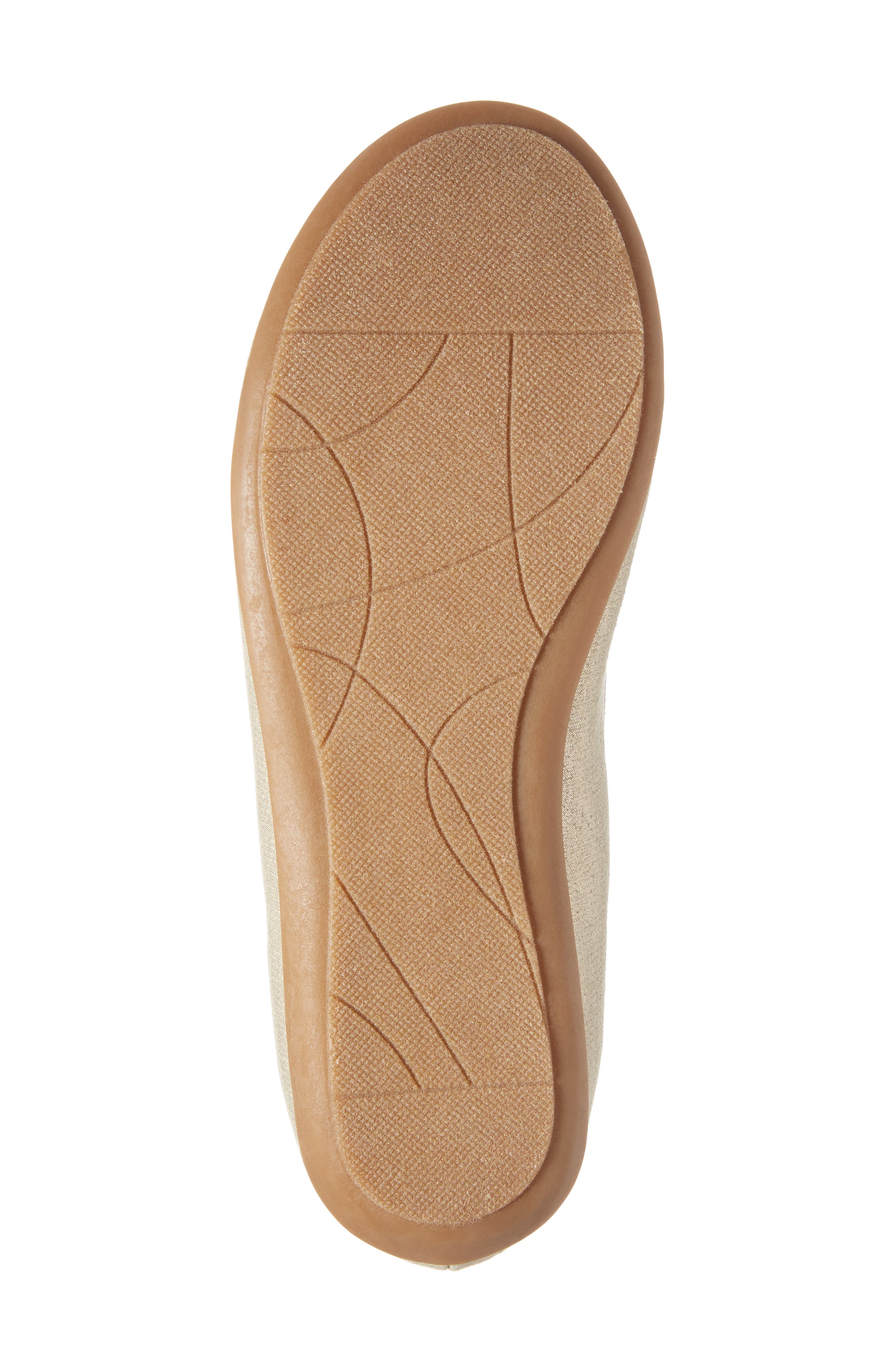 Ballet Flat, Alternate, color, GOLD SHIMMER FABRIC