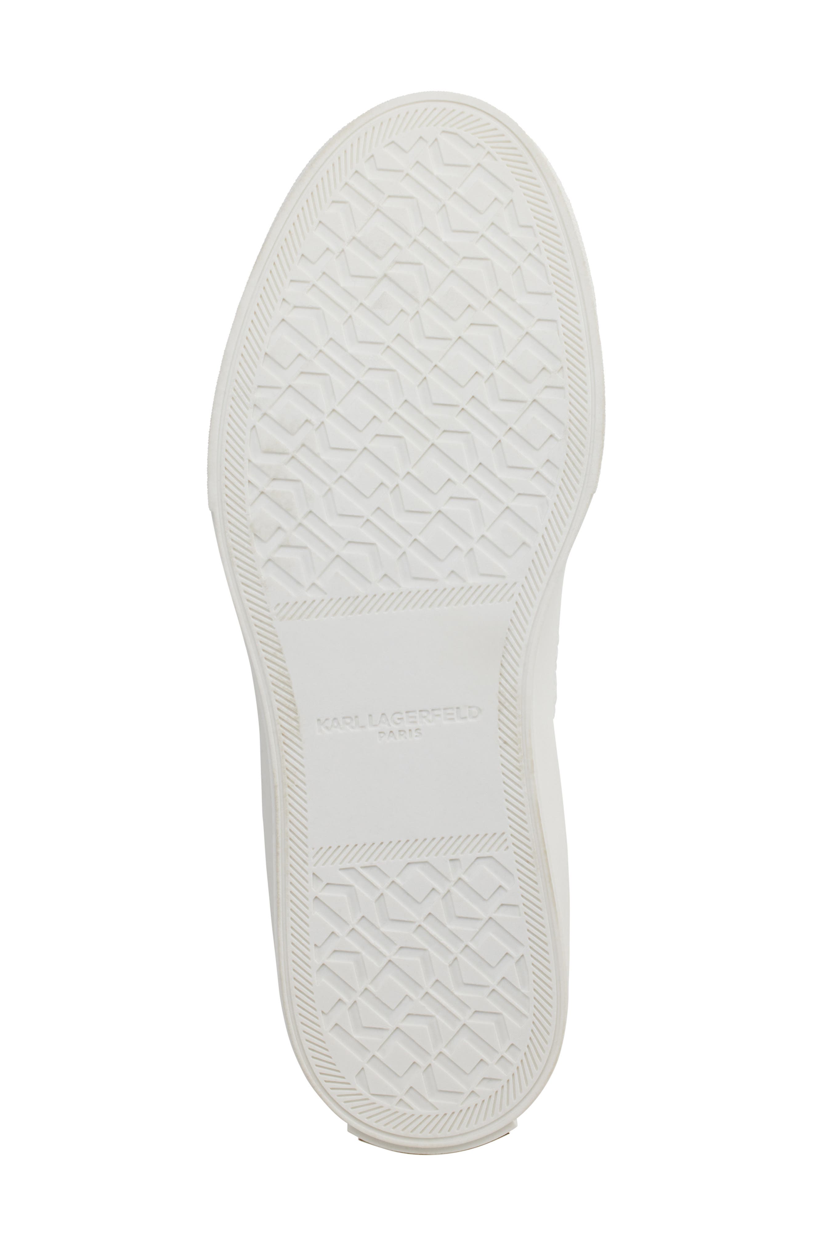 Gabby Slip-On Knit Sneaker, Alternate, color, BRIGHT WHITE/ GOLD