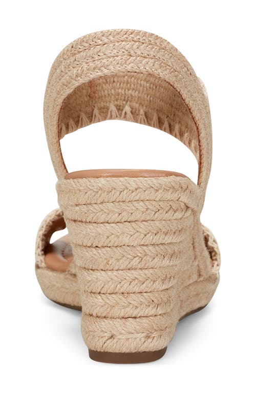 Shop Easy Spirit Ariella Espadrille Wedge Sandal In Metallic Gold