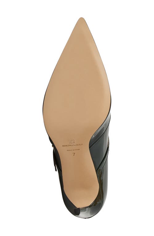 Bruno Magli Prima Pointed Toe Mary Jane Pump In Green