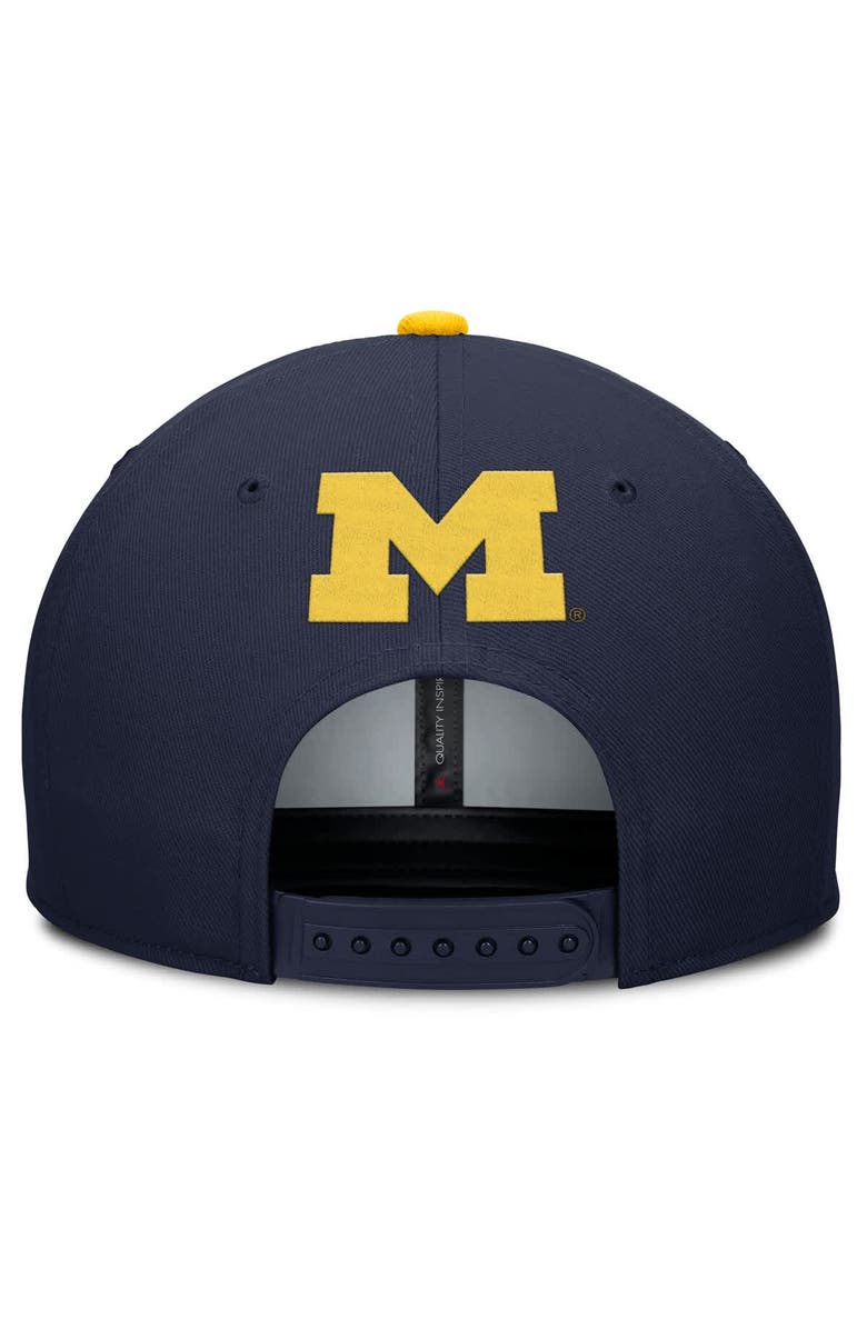 Jordan Brand Men's Jordan Brand Navy Michigan Wolverines 2025 On-Field Pro Performance Adjustable Hat, Alternate, color, Navy