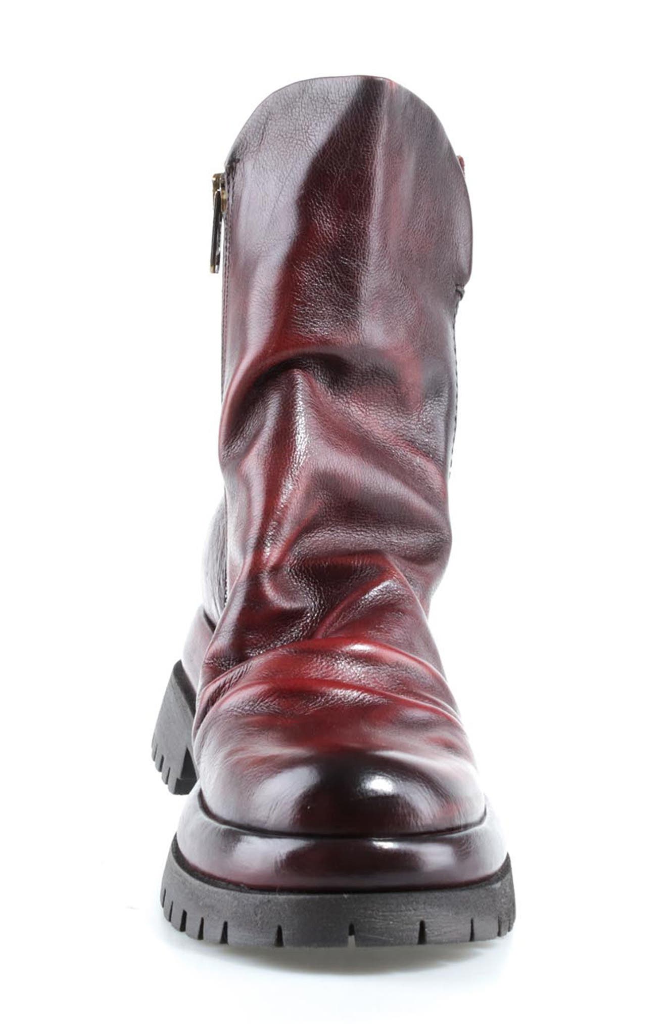 Dempsey Leather Boot, Alternate, color, BURGUNDY