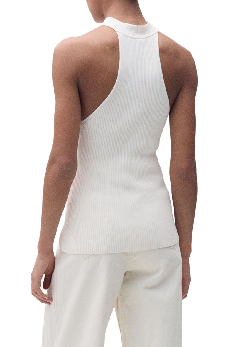 Knot Ribbed Top, Alternate, color, ECRU