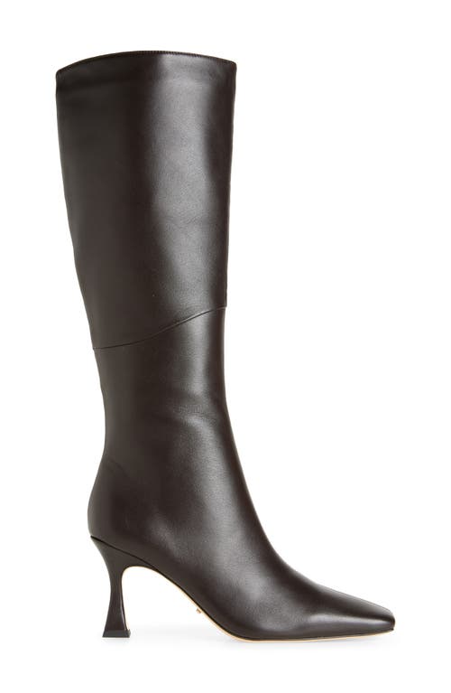 Tony Bianco Fantasy Heeled Boot In Chocolate Nappa