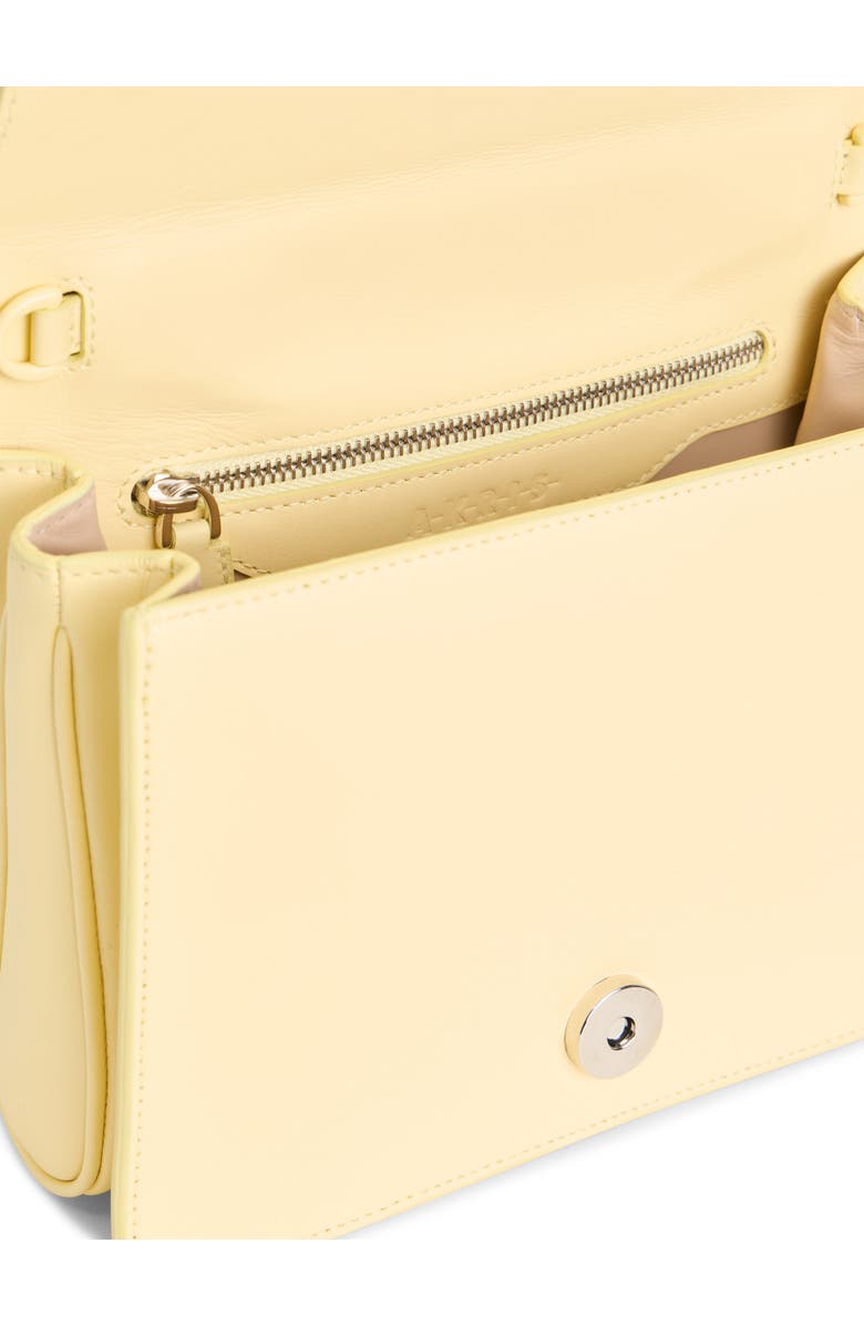 Akris Alice Leather Top Handle Bag, Alternate, color, Flash