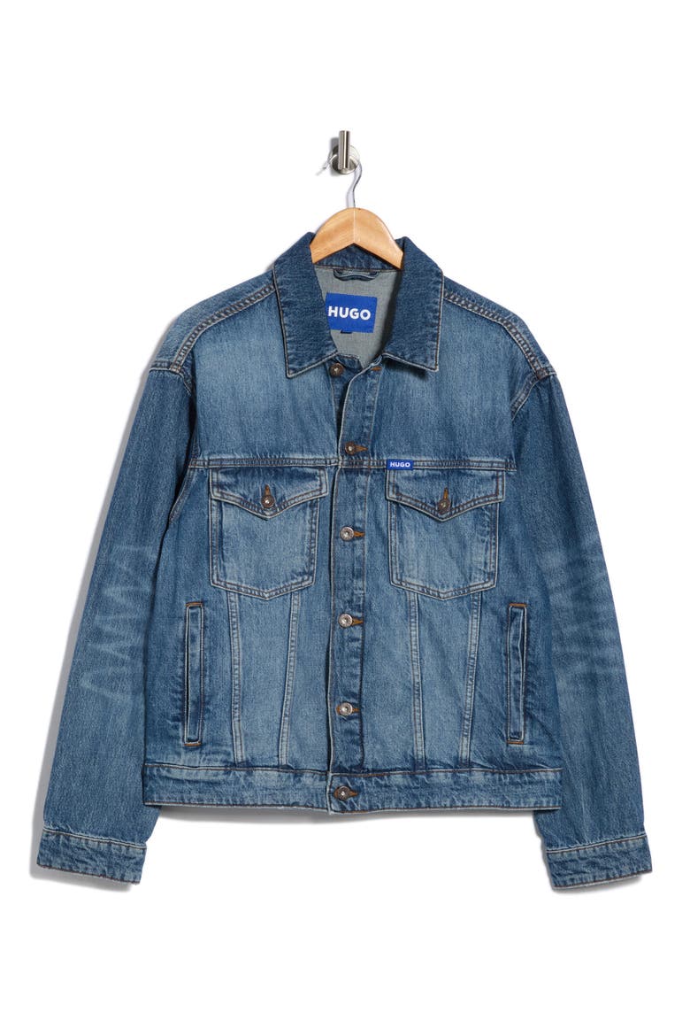 Dex Denim Jacket, Alternate, color, NAVY