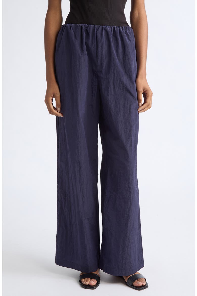 Flo Crinkled Nylon Pants, Main, color, NIGHTFALL