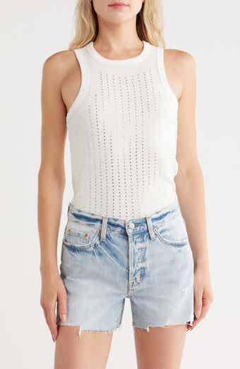 Vigoss Bling Stretch Cotton Ribbed Tank