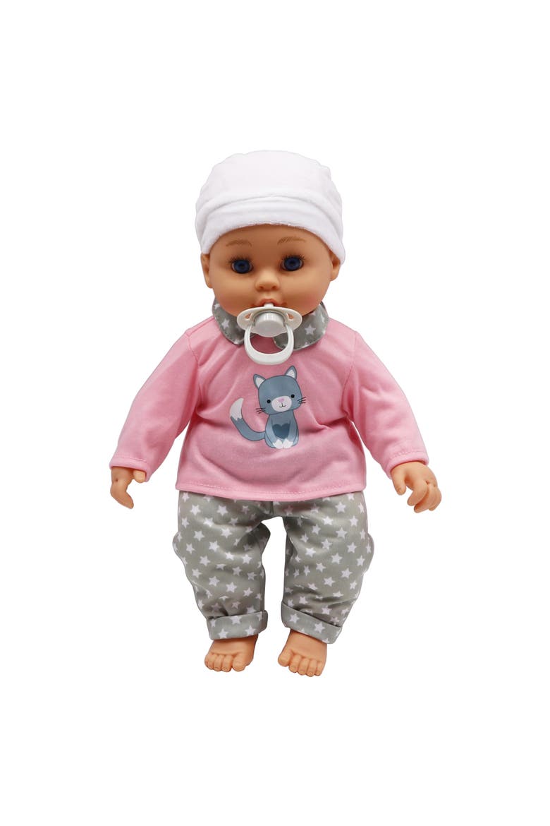 16" Baby Doll with Diaper Bag Set, Alternate, color, Multicolored