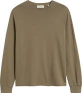 FRAME Duo Fold Long Sleeve Cotton T-Shirt