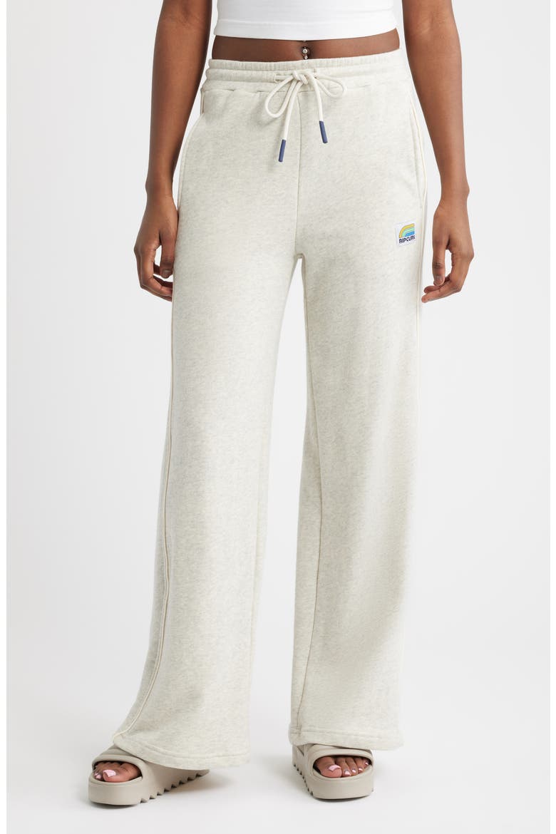 Surf Spliced Flare Leg Sweatpants, Main, color, GREY MARLE
