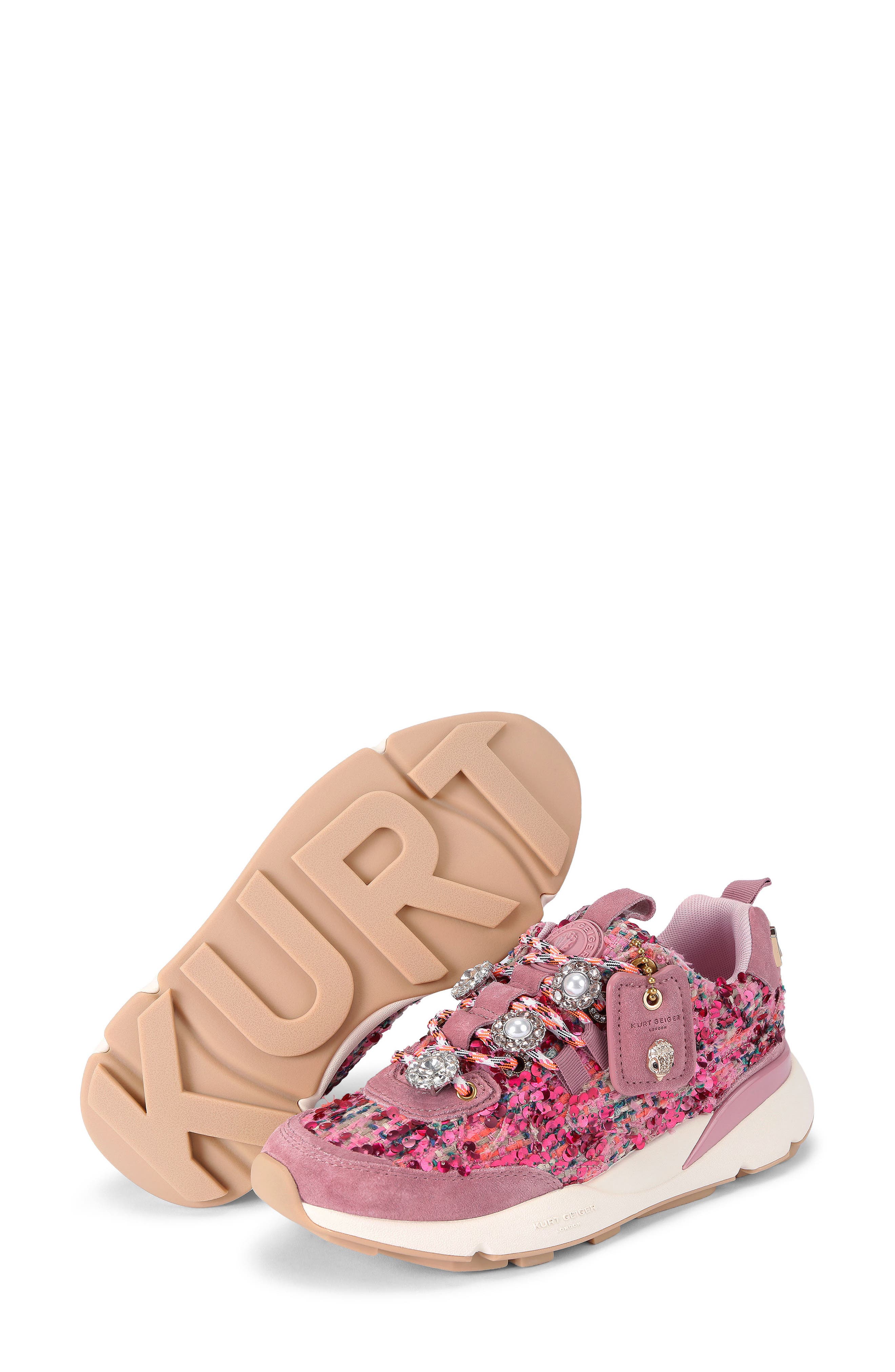 Kurt Chunky Sole Sneaker, Alternate, color, OPEN PINK