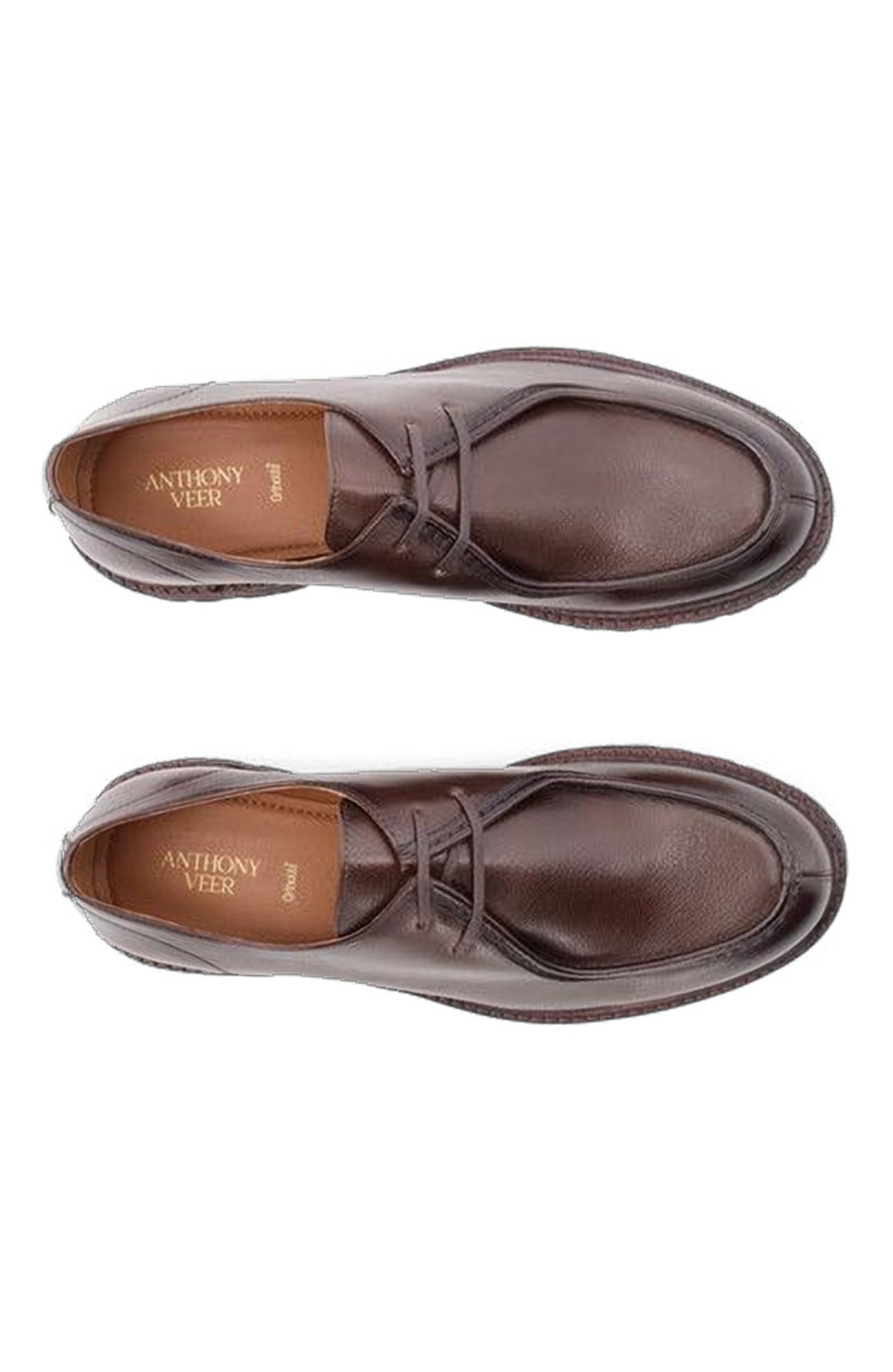 Harlan Moc Derby, Alternate, color, Brown Leather