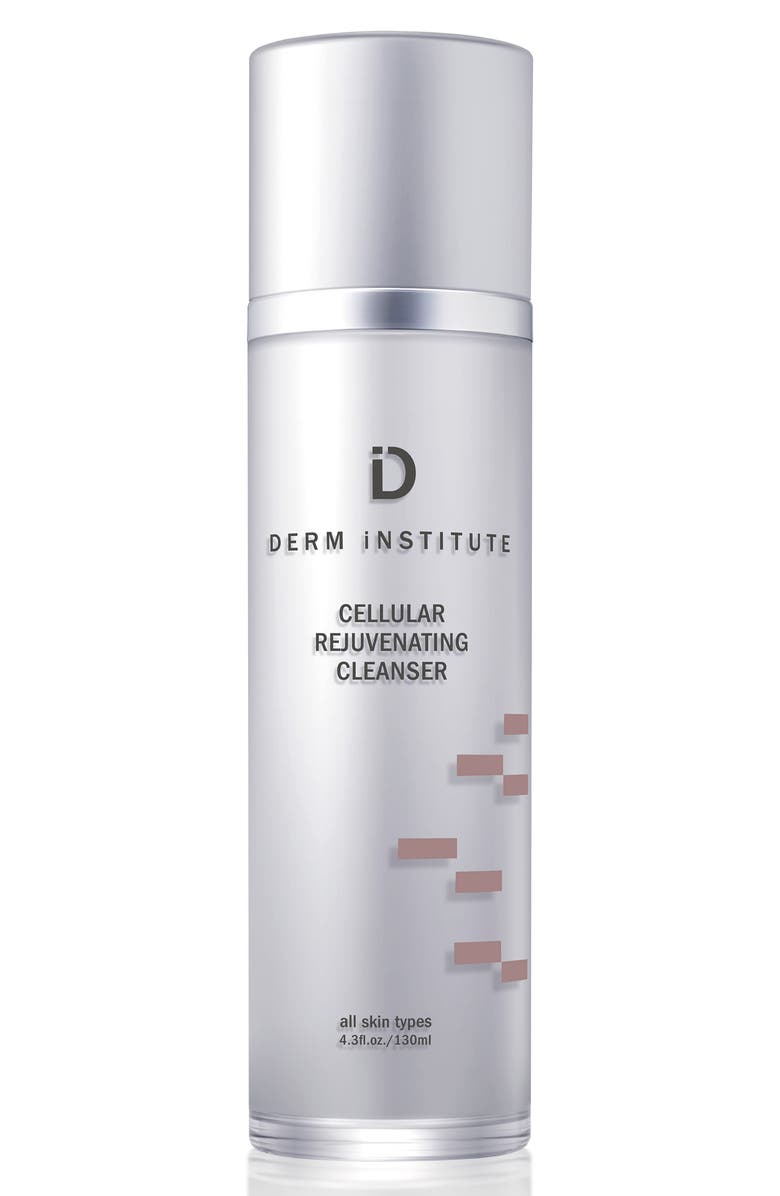 Derm Institute Cellular Rejuvenating Cleanser & Muslin Cloth, Main, color, 