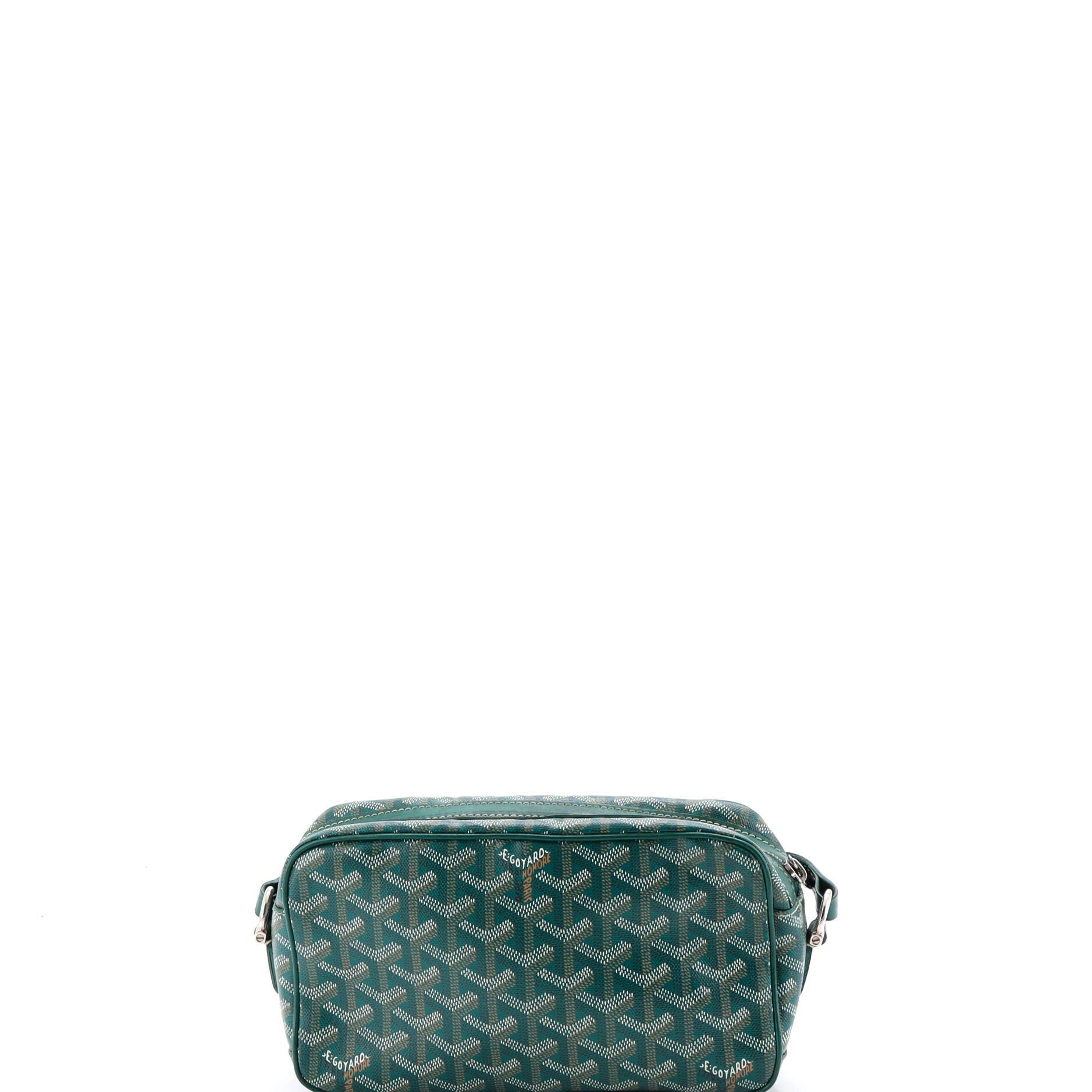 Cap Vert Bag Coated Canvas, Alternate, color, Green