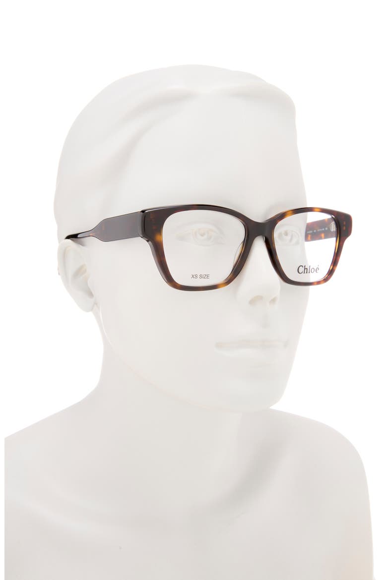 51mm Cat Eye Optical Frames, Alternate, color, HAVANA HAVANA TRANSPARENT