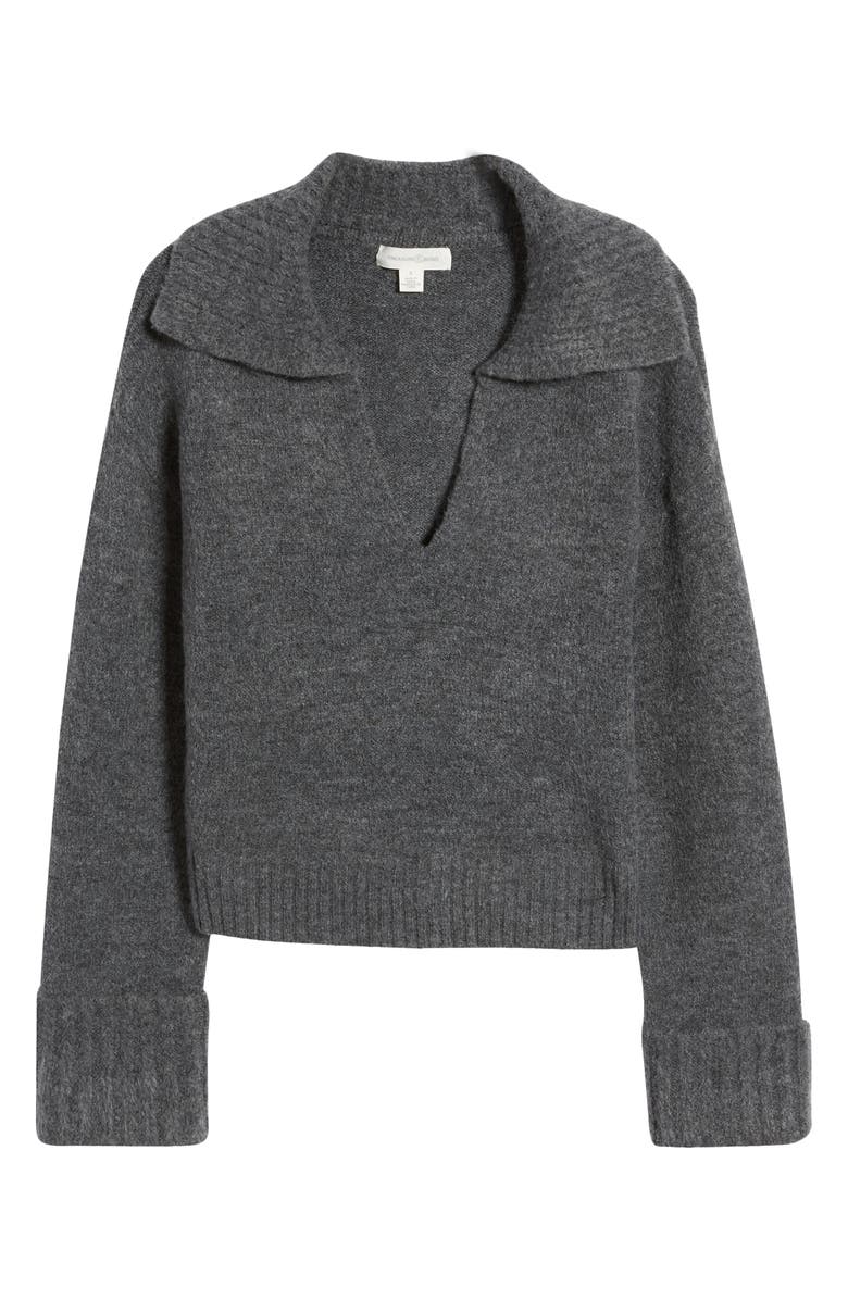 Treasure & Bond Oversize Johnny Collar Sweater, Alternate, color,