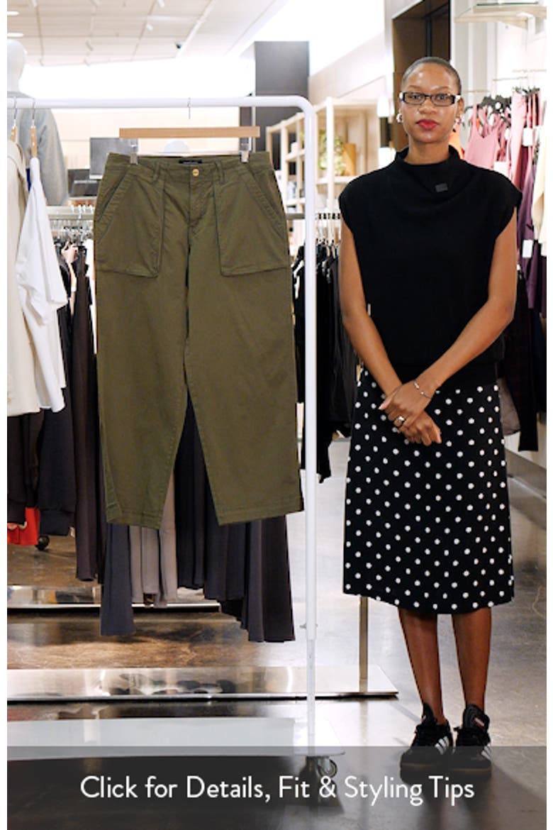 Ranger Relaxed Straight Leg Stretch Cotton Crop Pants video