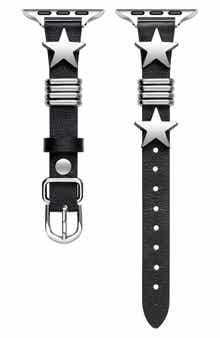 Posh Tech Austin Star Leather Apple Watch® Watchband