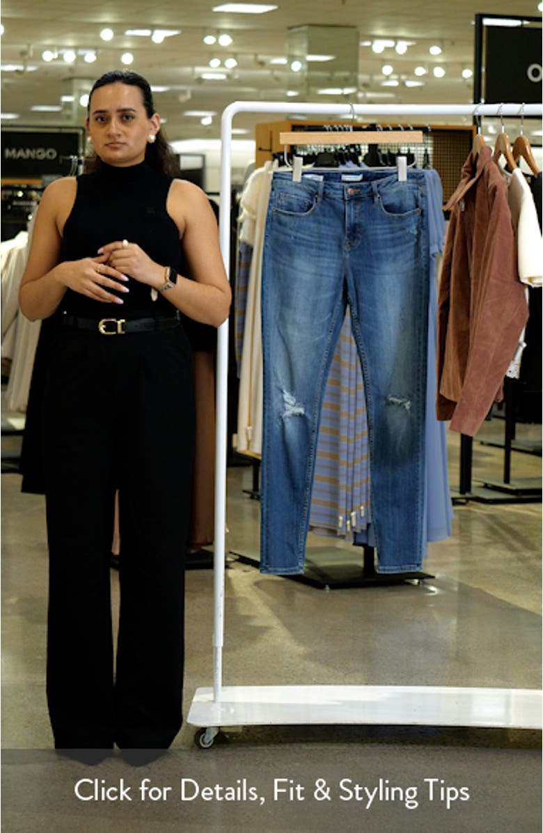 Jagger Distressed Crop Skinny Jeans, sales video thumbnail