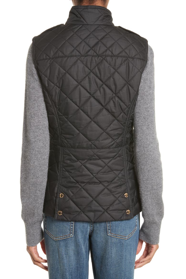 Westleton Quilted Vest, Alternate, color, BLACK