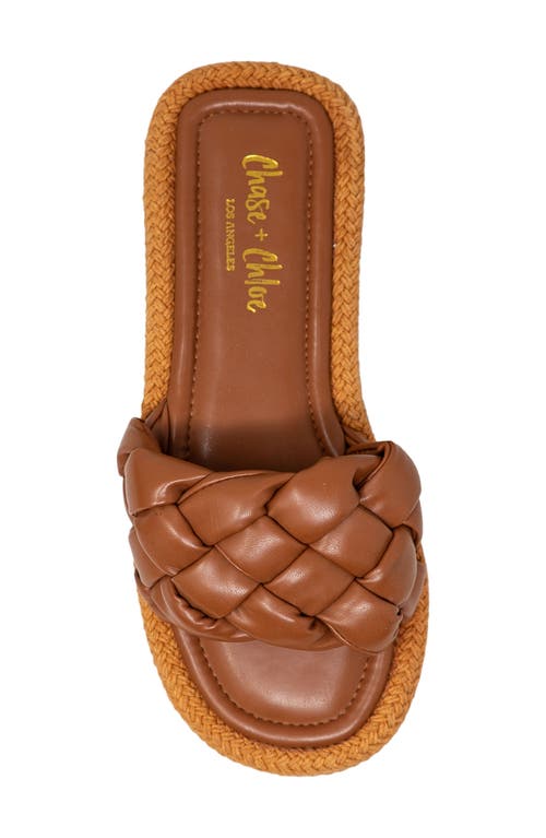Chase & Chloe Chase And Chloe Elly Puffy Espadrille Flatform Sandal