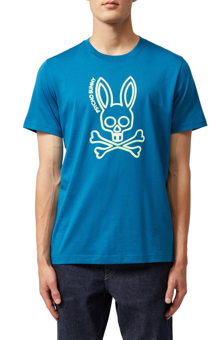Psycho Bunny Gresham Logo Graphic Tee, Main, color, 