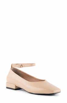 Seychelles Pumpkin Ankle Strap Square Toe Pump