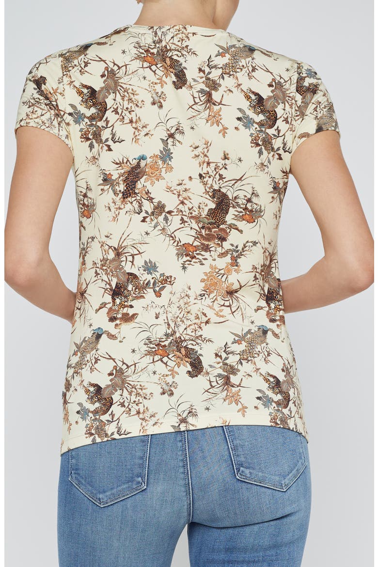 Ressi Tapestry Jungle Print T-Shirt, Alternate, color, ECRU MULTI TAPESTRY JUNGLE