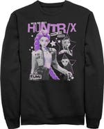 KPop Demon Hunters Men's Pop Star Huntrix Rumi Long Sleeve Crewneck Sweatshirt