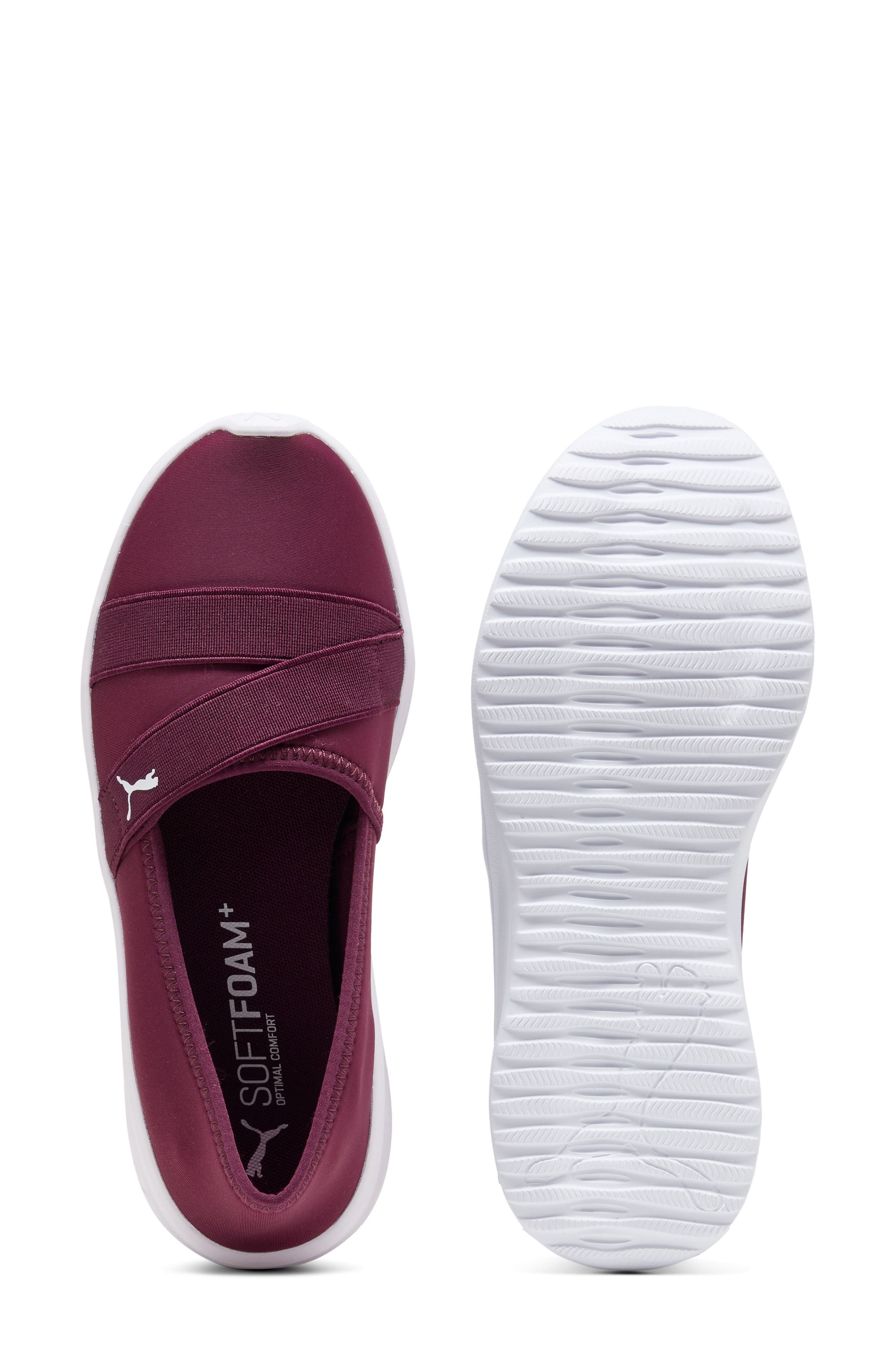 Adelina 2 Sneaker, Alternate, color, RUBY NOIR/ PUMA WHITE