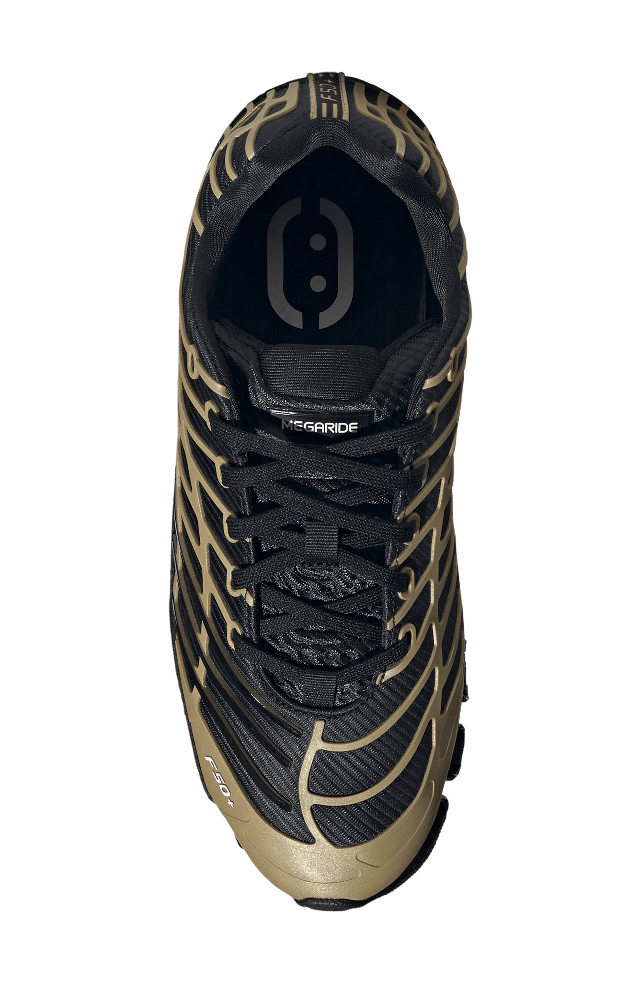 Megaride F50 Sneaker, Alternate, color, BLACK/ BLACK/ THERMAL CHROME