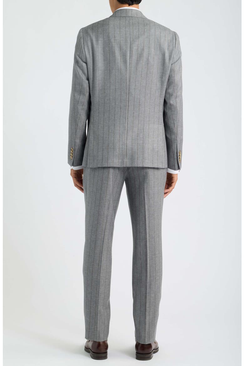 Irving Chalk Stripe Wool Suit, Alternate, color, LIGHT GREY