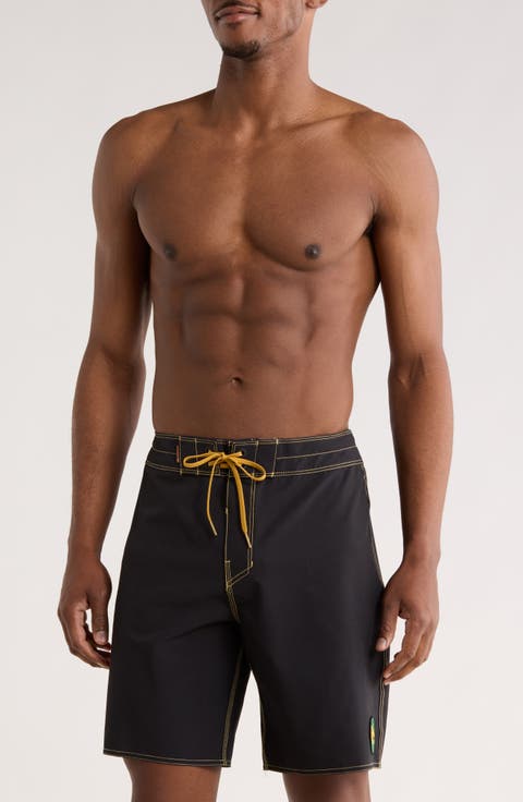 Black Star Surf Pro Board Shorts