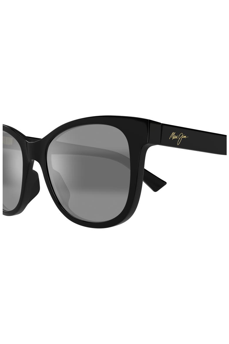 Kioppa 54mm PolarizedPlus2® Cat Eye Sunglasses, Alternate, color, SHINY BLACK