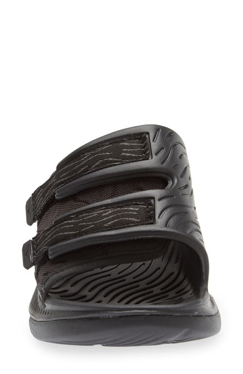 Hoka Gender Inclusive Ora Luxe Slide Sandal In Black/black