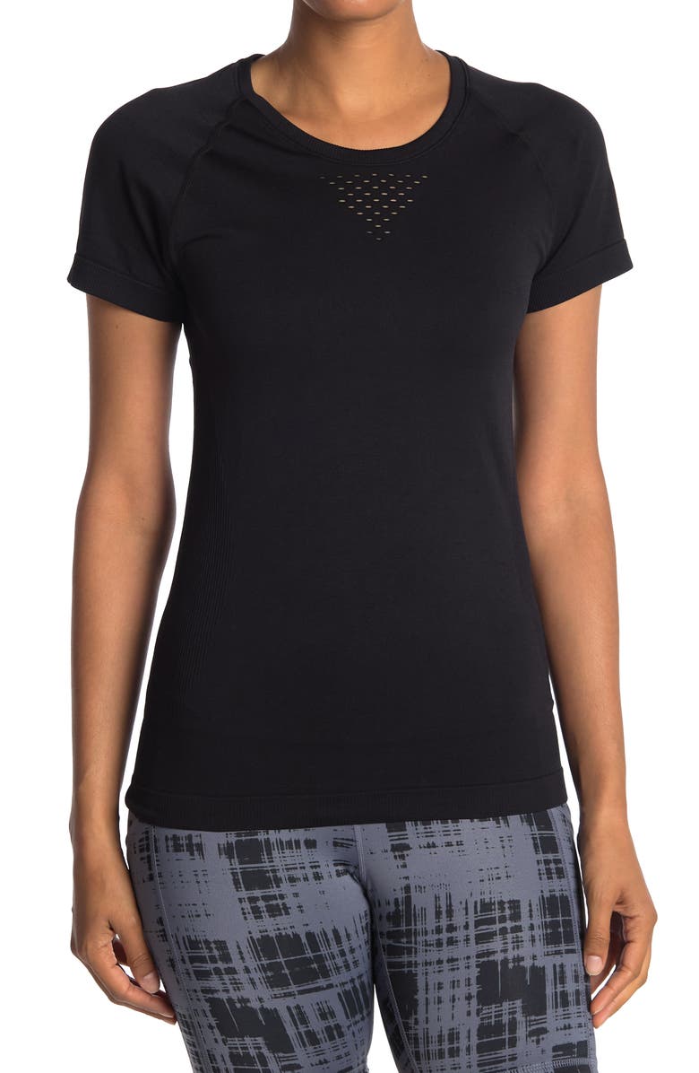 Z by Zella Harmony Short Sleeve Seamless T-Shirt, Main, color, 