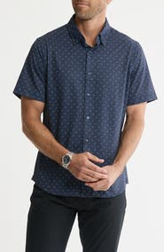 JACHS Performance Tech Button-Up Shirt
