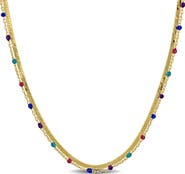 DELMAR Double Strand Necklace