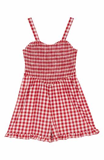 Rare Editions Kids' Gingham Romper