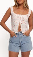 Petal & Pup Alice Heart Print Corset Top