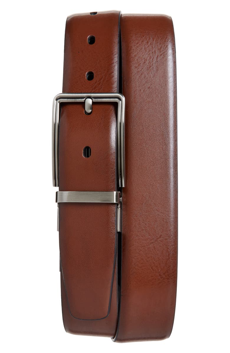 Original Penguin Fashion Reversible Leather Belt, Main, color, 
