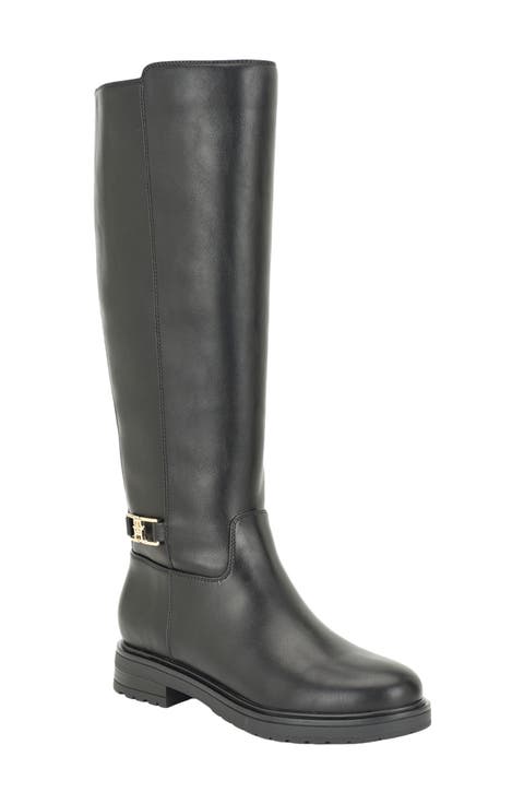 Truna Knee High Faux Leather Boot