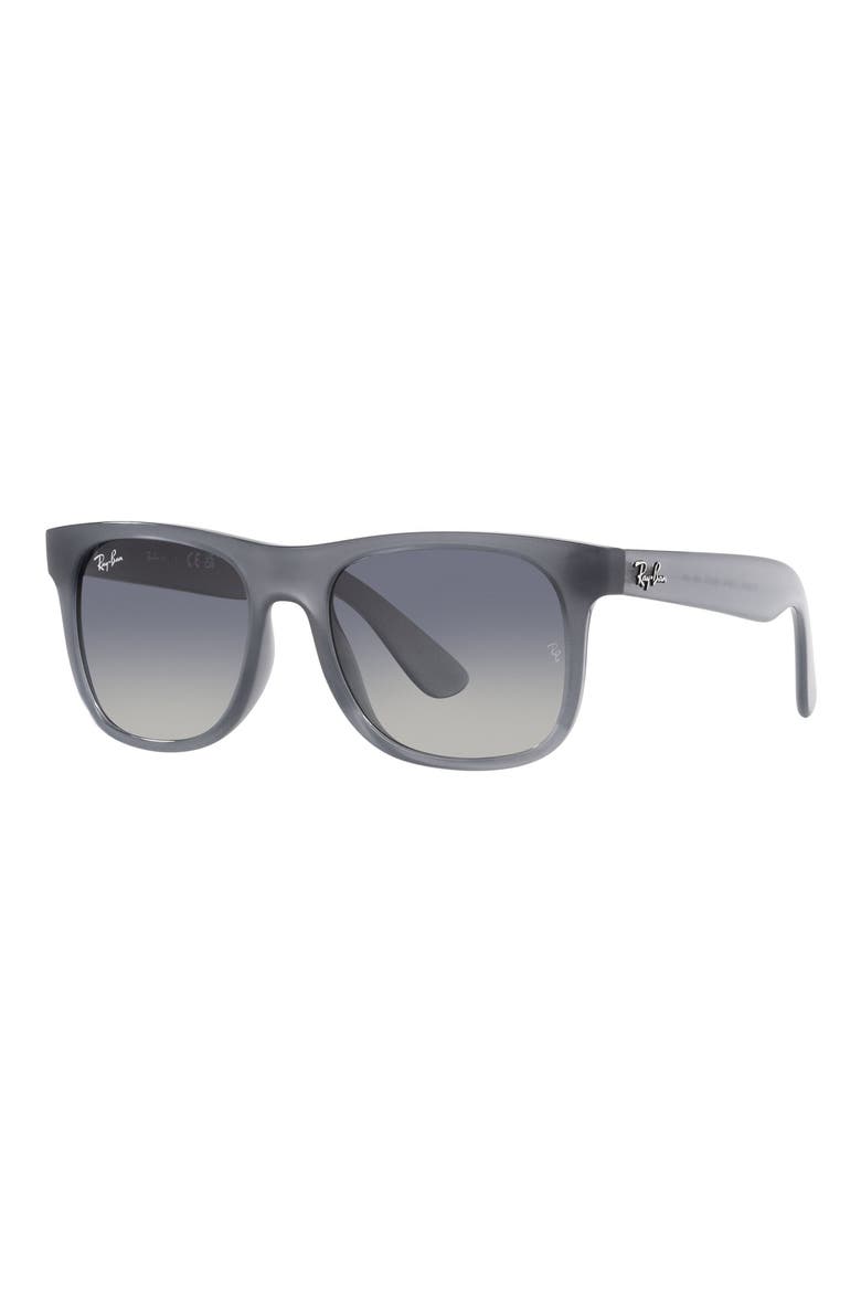 Kids' Junior Justin 48mm Gradient Small Square Sunglasses, Alternate, color, BLUE GRADIENT