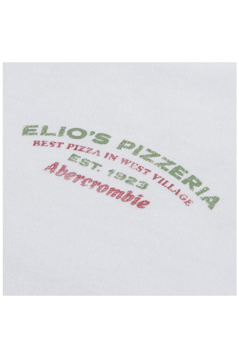 Pizzeria Cotton Blend Graphic T-Shirt, Alternate, color, BRIGHT WHITE