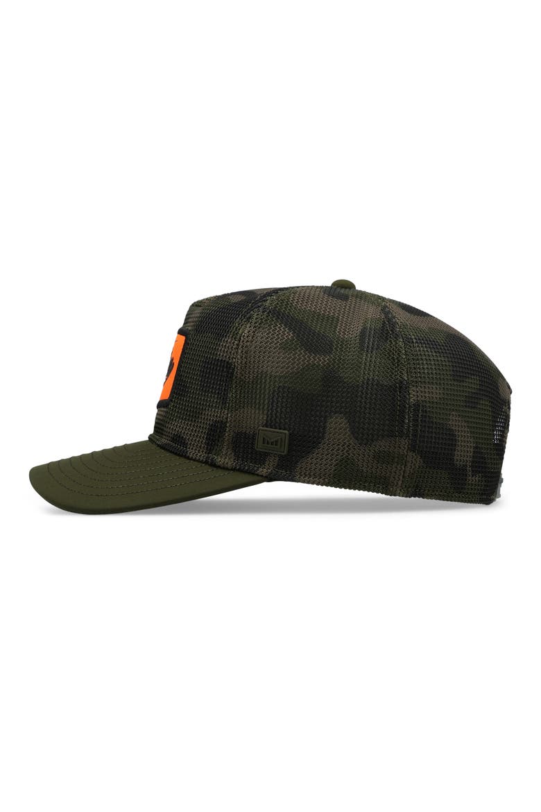 Odysea Mac Retro Hydro Unstructured Micromesh Snapback Hat, Alternate, color, OLIVE CAMO
