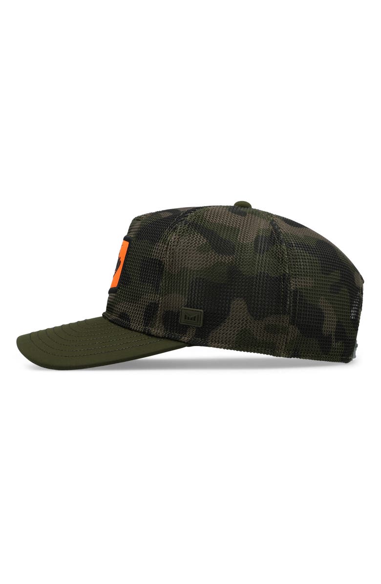 Melin Odyssey Mac Retro Hydro Unstructured Micromesh Snapback Hat, Alternate, color, Olive Camo
