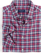vineyard vines Overlook Regular Fit Plaid Cotton Madras Button-Up Shirt
