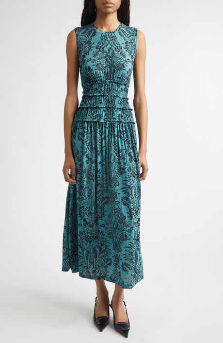 Kamaria Floral Jersey Midi Dress