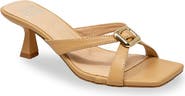CHASE AND CHLOE Square Toe Slide Sandal
